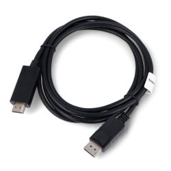 KABEL DISPLAYPORT(M) V1.1 -HDMI(M) 1.8M CZARNY LANBERG