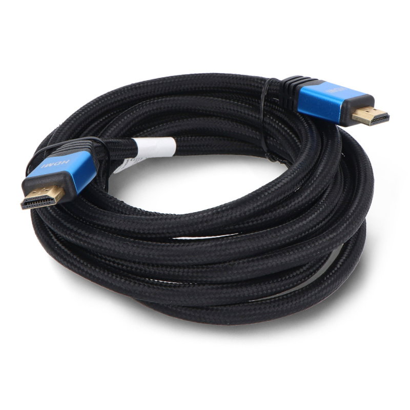 KABEL HDMI M/M V2.0 3M PEŁNA MIEDŹ CZARNY PREMIUM LANBERG