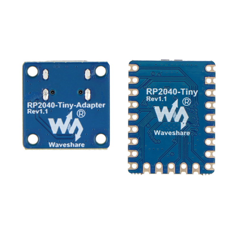 Waveshare RP2040-Tiny Development Board, USB Port Adapter Board