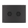 SZAFA INSTALACYJNA RACK WISZĄCA 19" 9U 600X450 CZARNA LANBERG