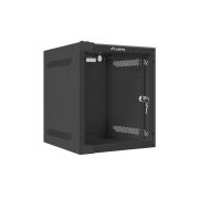 SZAFA INSTALACYJNA RACK WISZĄCA 10"" 6U 280X310 CZARNA DRZWI