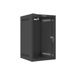 SZAFA INSTALACYJNA RACK WISZĄCA 10"" 9U 280X310 CZARNA DRZWI