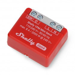 Shelly 1 PM Mini Gen4 - przekaźnik 240V/8A