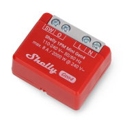 Shelly 1 PM Mini Gen4 - przekaźnik 240V/8A
