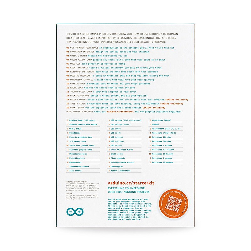 Arduino StarterKit R4- oficjalny zestaw startowy z płytką