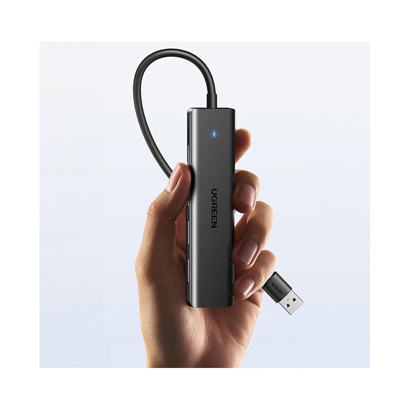 Adapter UGREEN 4w1 25851 Hub USB-A do 4x USB-A (czarny)