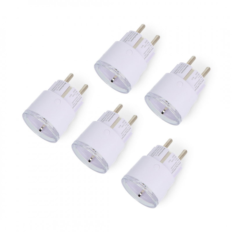 Shelly Zestaw 5 Inteligentnych Gniazd Shelly Plug S (biały)