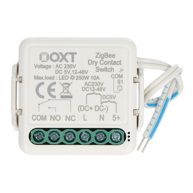 Tuya - einkanaliges, spannungsfreies Mini-Relais - ZigBee -