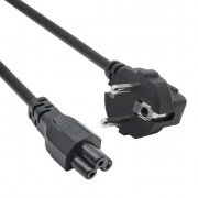 Kabel zasilający koniczynka Akyga AK-NB-08C CU 3x0.75mm² CEE