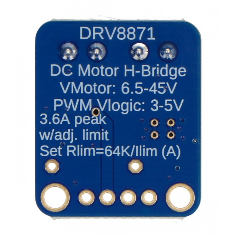 DRV8871 - Einkanaltreiber für 45-V- / 3,6-A-Motoren - Adafruit