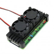 Dual-Fan Heatsink for Raspberry Pi Zero