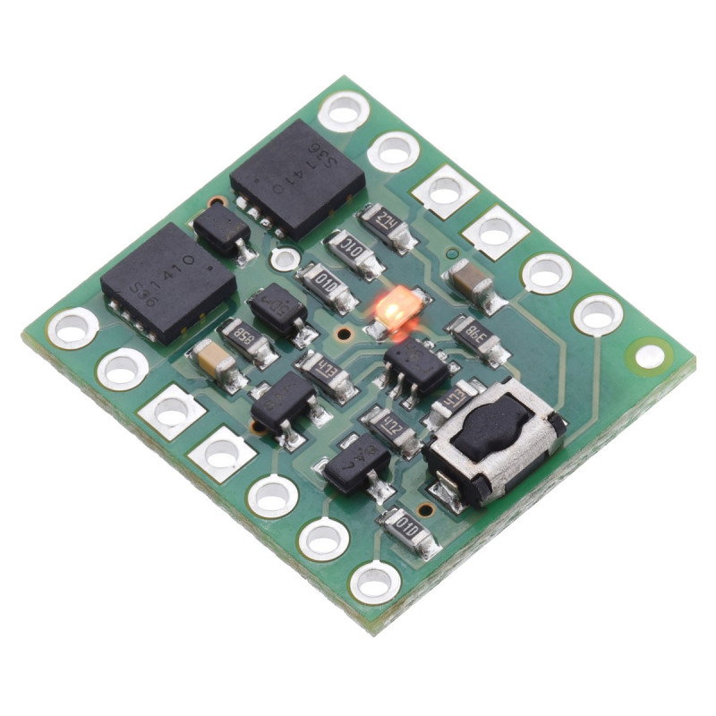 Mini Push-MOSFET-Schalter LV 2,2-20V/6A - mit Rückstromschutz - Pololu 2808
