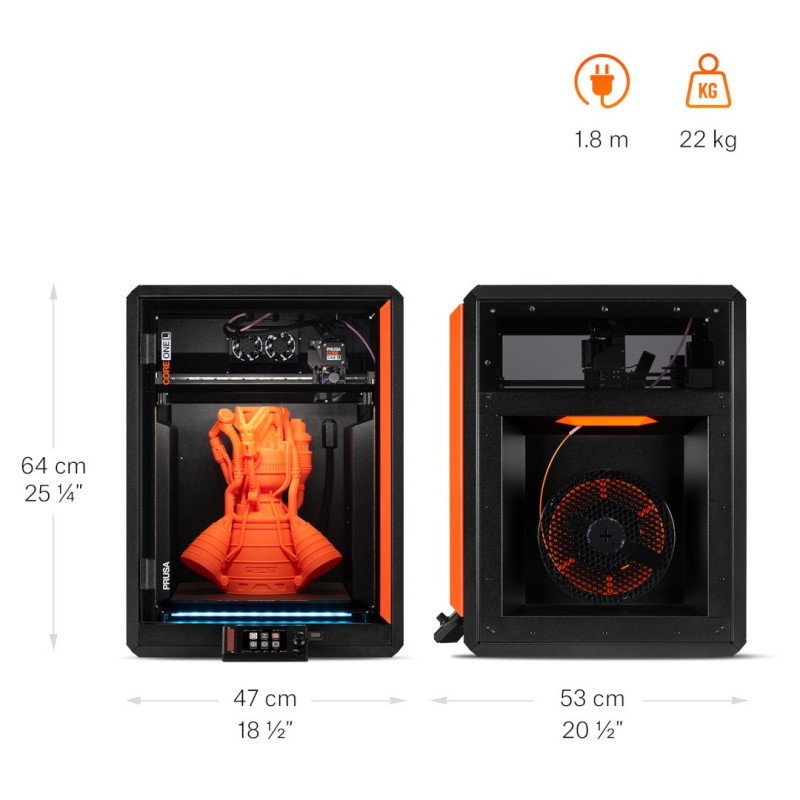 3D-Drucker - Original Prusa CORE One L - zusammengebaut - Critical Infrastructure Edition