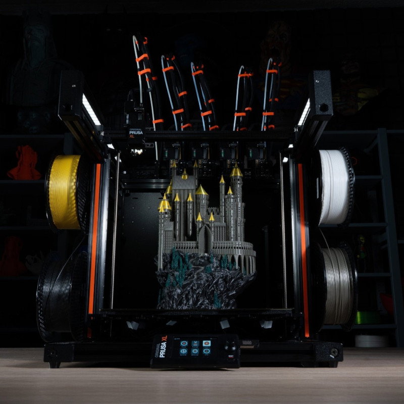3D-Drucker - Original Prusa XL - 5 Köpfe - montiert - Critical Infrastructure Edition - mit verschlüsseltem USB-Stick 30 GB