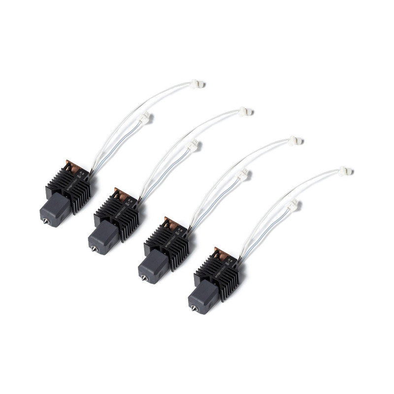 Hotend mit gehärteter Stahldüse für Snapmaker U1 3D-Drucker - 0,8 mm - 4 Stk.