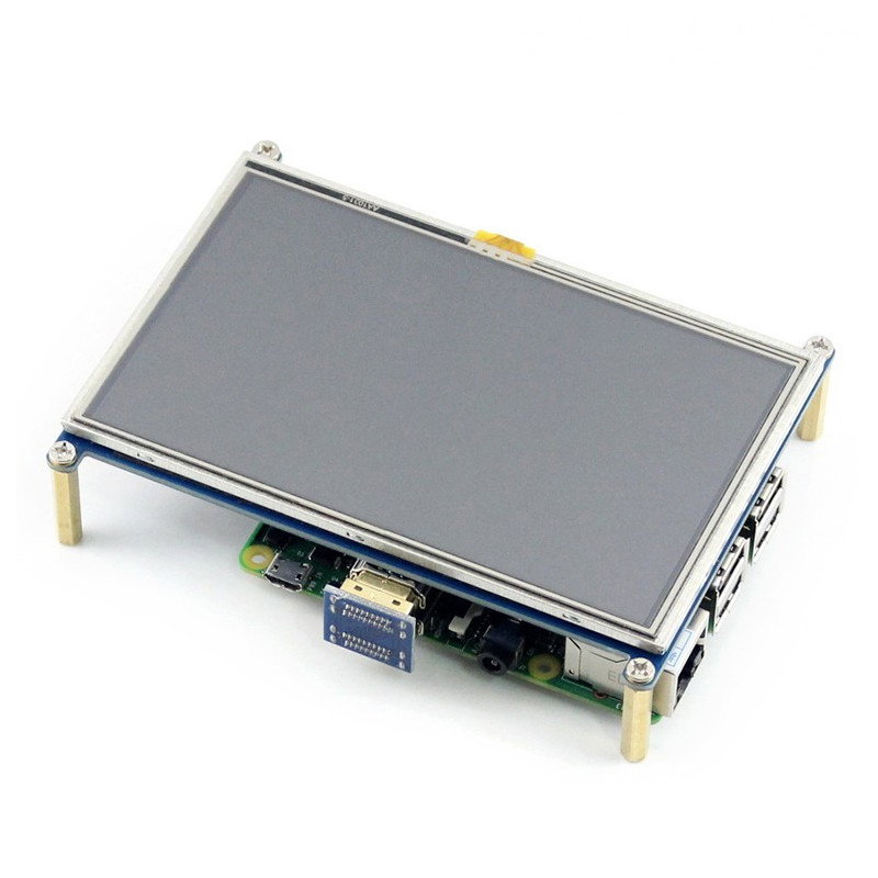 TFT 5 "800x480 Touchscreen für Raspberry Pi - GPIO