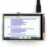 Resistiver Touchscreen LCD TFT 3,5 "320x240px GPIO für Raspberry Pi 2 / B +