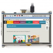 TFT 5 "LCD resistiver Touchscreen 800x480px HDMI + GPIO für Raspberry Pi 2 / B +