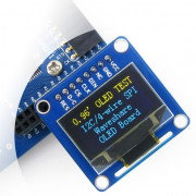 OLED-Display, zweifarbige Grafik 0,96 "128x64px SPI / I2C - einfache Anschlüsse