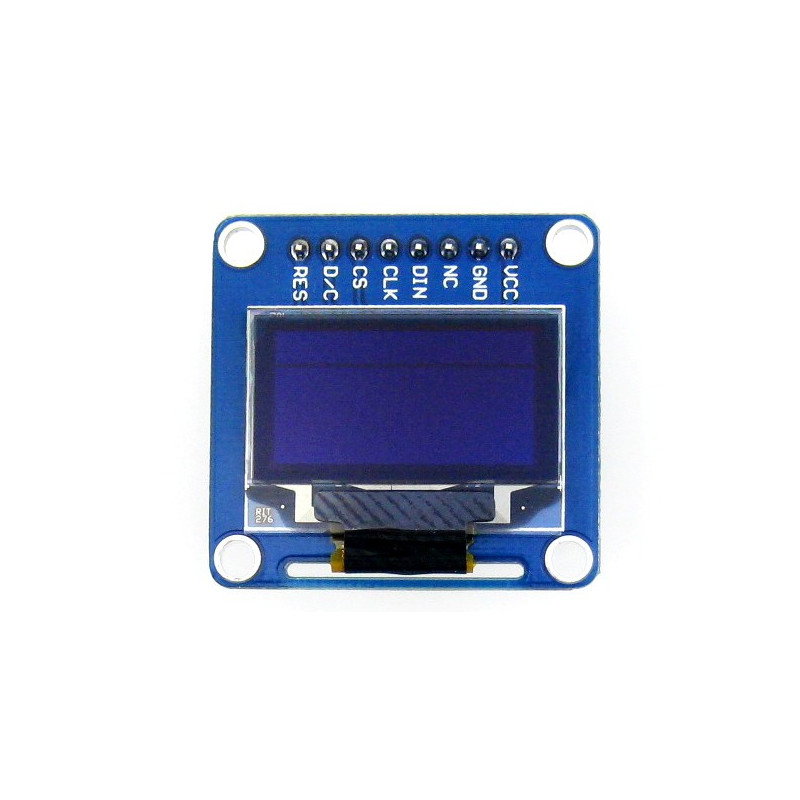 OLED-Display, zweifarbige Grafik 0,96 "128x64px SPI / I2C - einfache Anschlüsse
