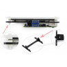 Resistiver Touchscreen LCD TFT 5 '' 800x480px HDMI + GPIO für Raspberry Pi 2 / B + + Schwarz-Weiß-Gehäuse