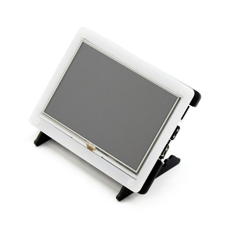Transparentes Gehäuse für Raspberry Pi 2 / B + und TFT 5 '' LCD-Bildschirm