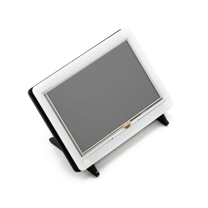 Transparentes Gehäuse für Raspberry Pi 2 / B + und TFT 5 '' LCD-Bildschirm