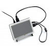 Transparentes Gehäuse für Raspberry Pi 2 / B + und TFT 5 '' LCD-Bildschirm