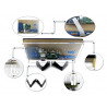 10,1'' 1024x600px TFT LCD kapazitiver Touchscreen für Raspberry Pi 3/2 / B++ Gehäuse