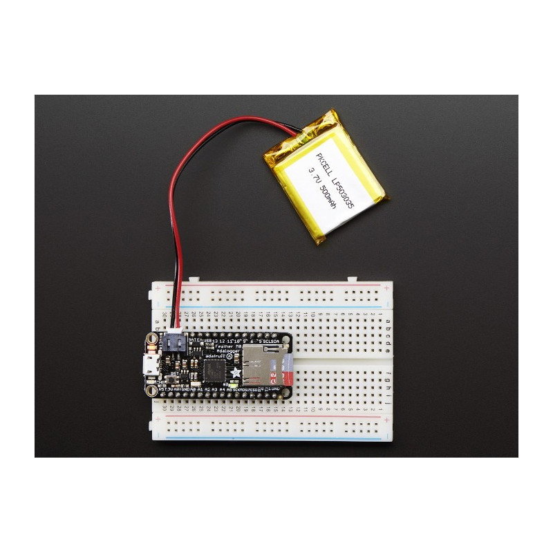 Adafruit Feather M0 Adalogger mit einem microSD-Lesegerät - kompatibel mit Arduino