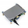 Resistiver Touchscreen LCD 4 '' 800x480px IPS HDMI + GPIO für Raspberry Pi 3/2 / B +