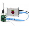 Resistiver Touchscreen LCD TFT 5 '' 800x480px HDMI + USB Rev. 2.1 für RaspberryPi 3/2/B+