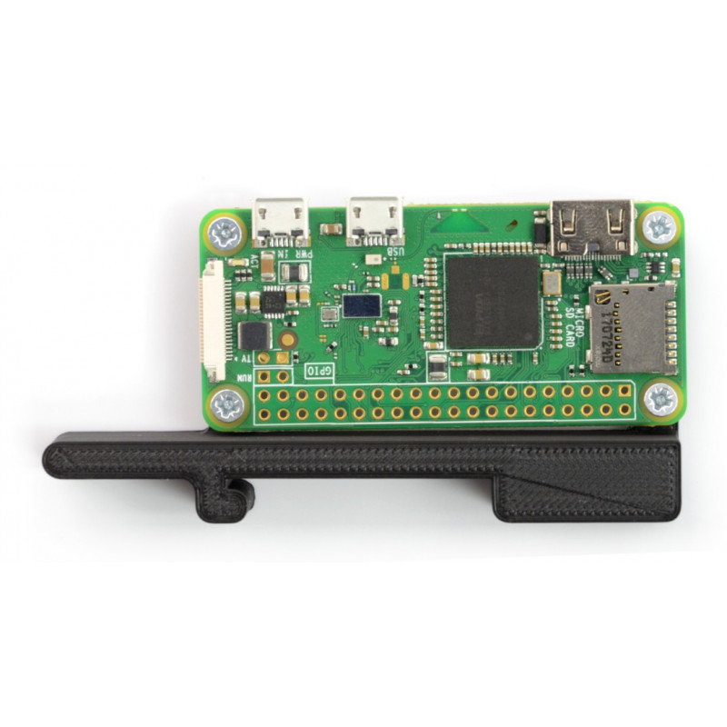 RP-O Din 3D - DIN-Schienenmontage für Raspberry Pi Zero - schwarz