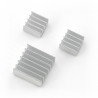 Satz Kühlkörper für Raspberry Pi mit Wärmeleitband - 3 Stk.