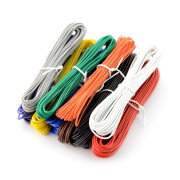 Satz PVC-Drahtkabel - 10 Farben - 60 m