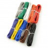 Satz PVC-Drahtkabel - 10 Farben - 60 m