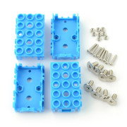 Grove - Modulabdeckung 1x2 4er-Pack - blau