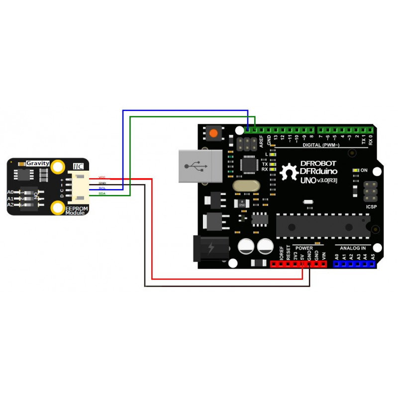 DFRobot Gravity: Modul mit EEPROM-Speicher - I2C - 256 kB