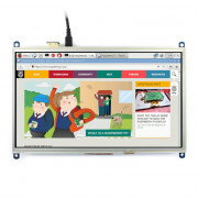 LCD TFT 10.1 '' 1024x600px resistiver Touchscreen für Raspberry Pi 3/2 / B +
