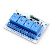 Velleman Relaismodul 4 Kanäle - 10A / 240VAC Kontakte - 5V Spule