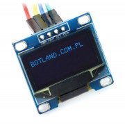 OLED-Display, blaue Grafik, 0,96 '' 128x64px I2C