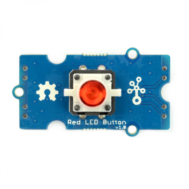 Grove - Tastenmodul mit roter Hintergrundbeleuchtung
