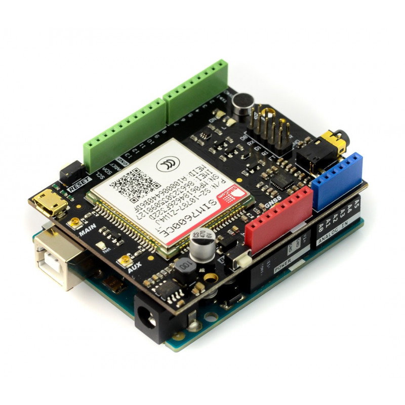 DFRobot Shield GSM / LTE / GPRS / GPS SIM7600CE-T - Shield für Arduino