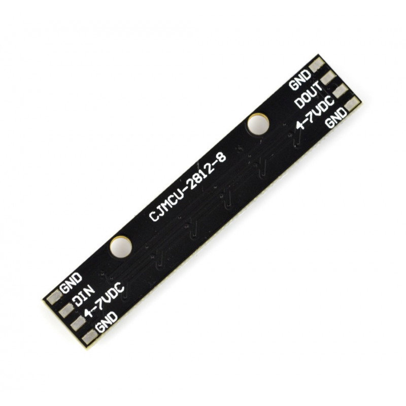 RGB-LED-Streifen WS2812B 5050 x 8 LEDs - 53 mm
