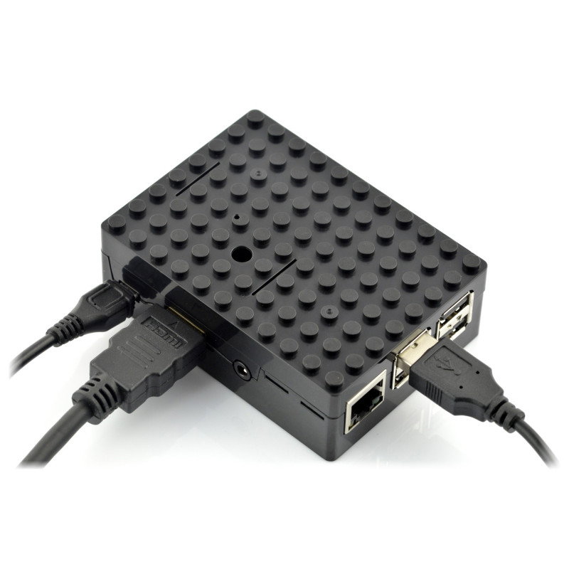 Pi-Blox - Raspberry Pi Model 2 / B + Gehäuse - schwarz