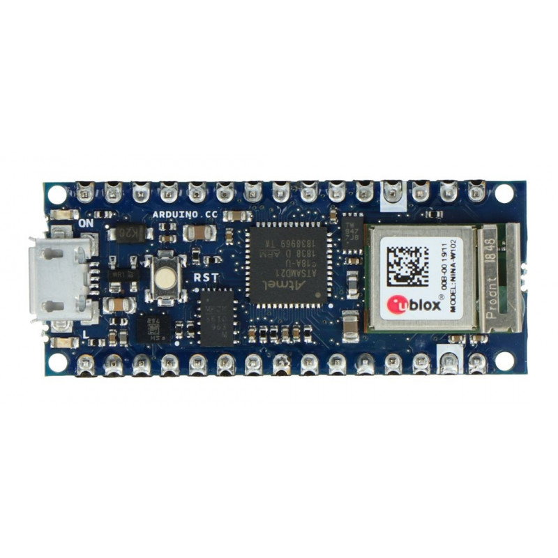 Arduino Nano 33 IoT mit Anschlüssen
