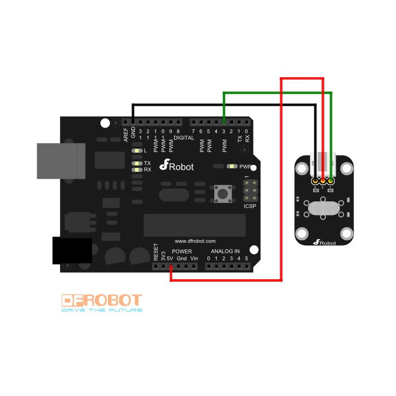 Neigungssensor - DFRobot-Modul