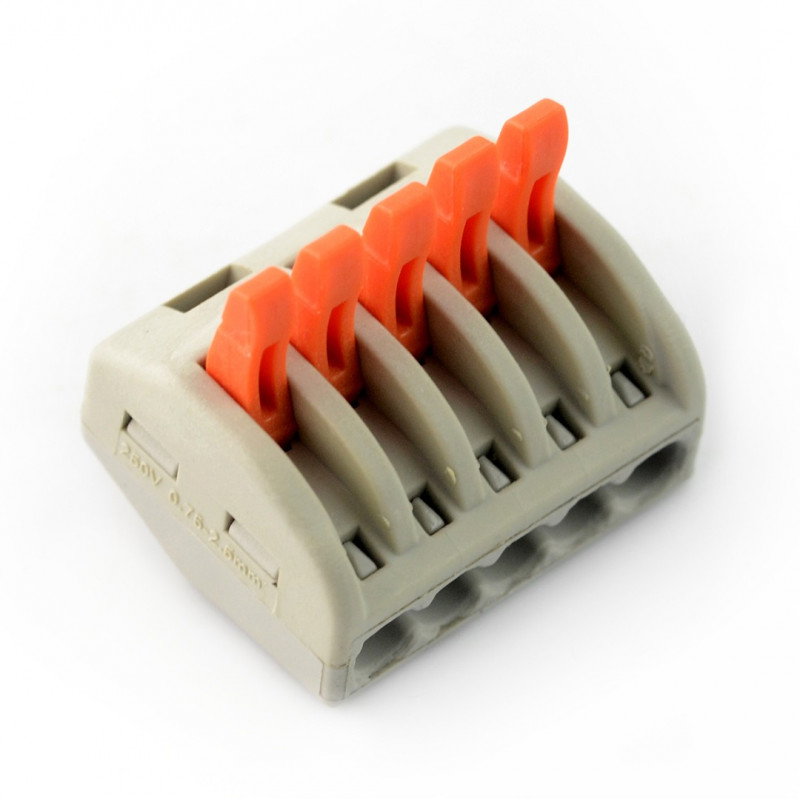 5-poliger 250-V-Elektrowürfel