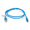 Lanberg USB Typ A - C 2.0 blaues Premium QC 3.0 Kabel - 1m