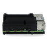 Gehäuse für Raspberry Pi 4B - Aluminium - Schwarz